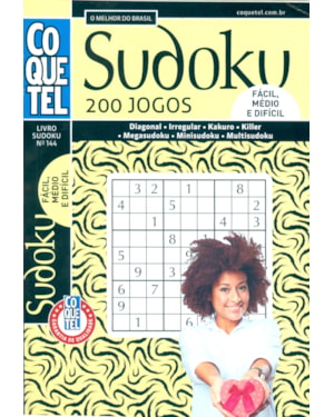 LIVRO SUDOKU - 200 JOGOS Nº 144