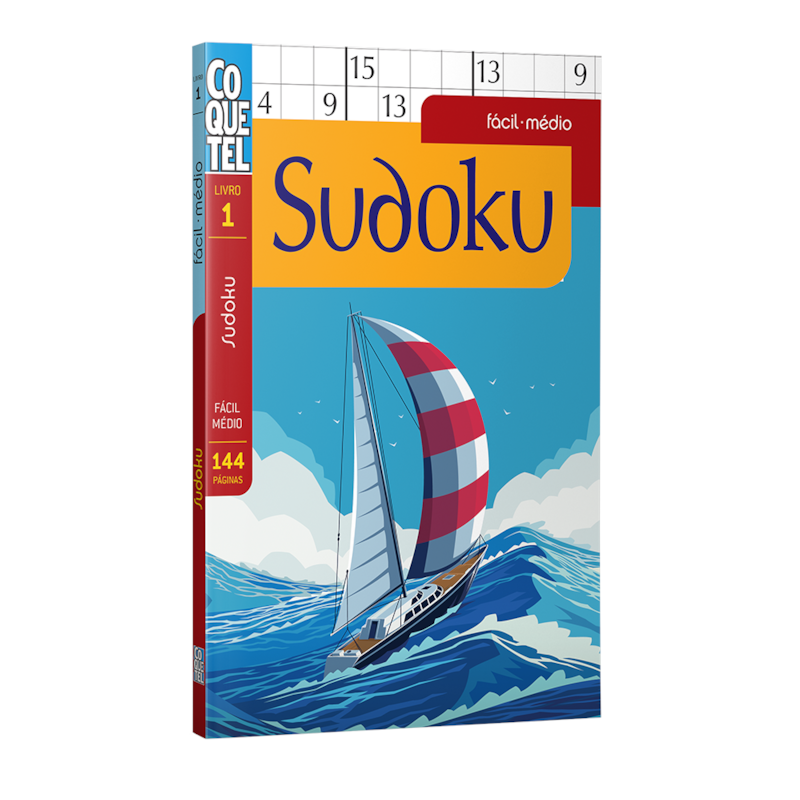 LIVRO SUDOKU NÍVEL MÉDIO ED 1