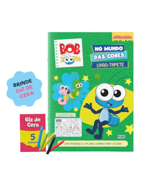 LIVRO-TAPETE BOB ZOOM NO MUNDO DAS CORES: COM ATIVIDADES E UM LINDO CENÁRIO PARA COLORIR!