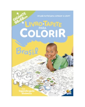 LIVRO-TAPETE PARA COLORIR: BRASIL