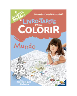 LIVRO-TAPETE PARA COLORIR: MUNDO