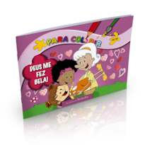 Livros para colorir - Deus me fez bela: Livro Infantil Cristão para crianças se divertirem aprendendo a palavra de Deus