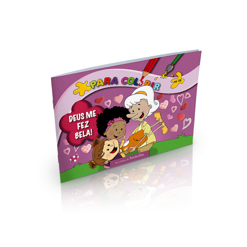 Livros para colorir - Deus me fez bela: Livro Infantil Cristão para crianças se divertirem aprendendo a palavra de Deus