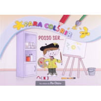 Livros para colorir - Posso ser: Livro Infantil Cristão para crianças se divertirem aprendendo a palavra de Deus