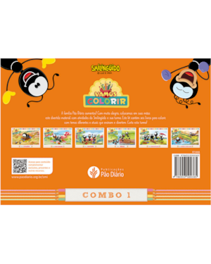 Livros para colorir smilinguido - kit 1: Livro Infantil Cristão para crianças se divertirem aprendendo a palavra de Deus