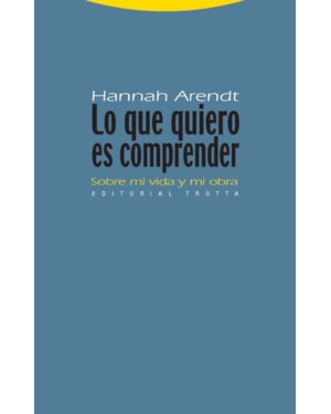 LO QUE QUIERO ES COMPRENDER: SOBRE MI VIDA Y MI OBRA