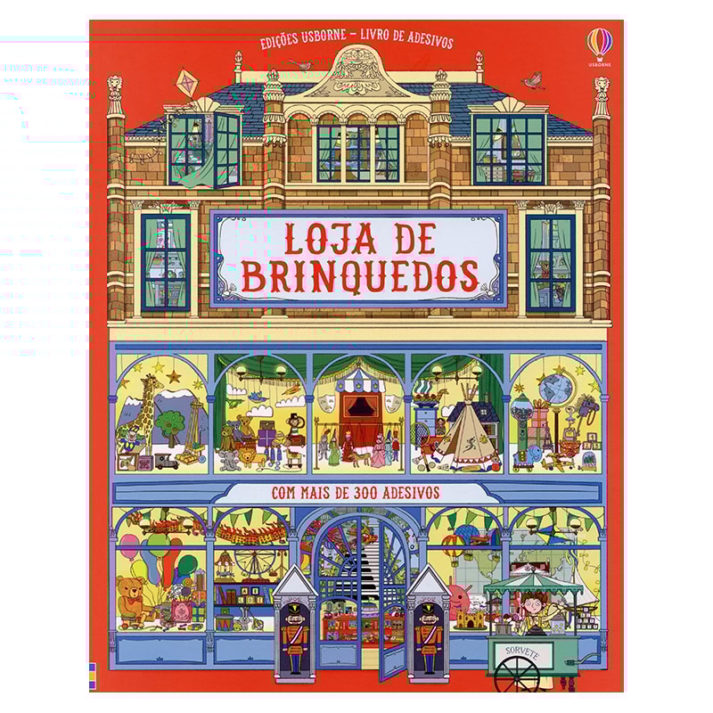 LOJA DE BRINQUEDOS : LIVRO DE ADESIVOS