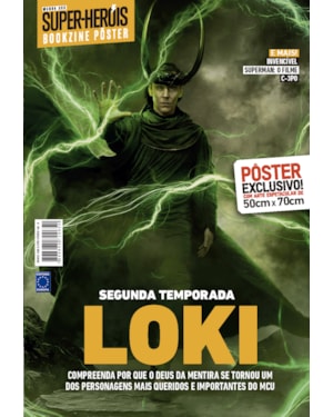 LOKI - TEAR TEMPORAL - SUPERPÔSTER MUNDO DOS SUPER-HERÓIS