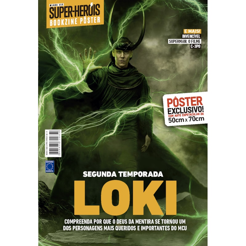 LOKI - TEAR TEMPORAL - SUPERPÔSTER MUNDO DOS SUPER-HERÓIS