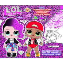 LOL SURPRISE - COLORINDO COM ADESIVOS ESPECIAL