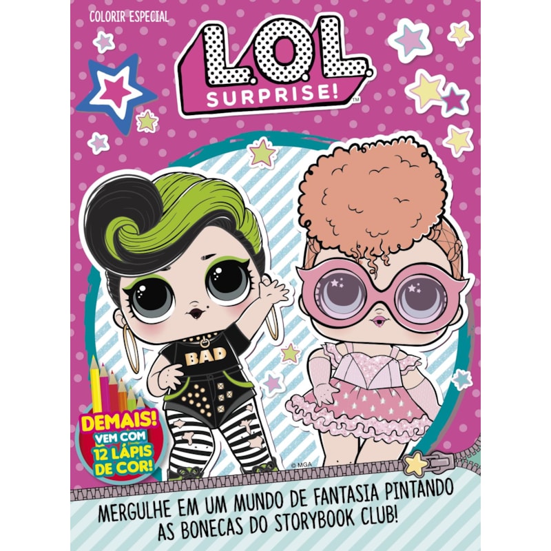 LOL SURPRISE - COLORIR ESPECIAL: MERGULHE EM UM MUNDO DE FANTASIA PINTANDA AS BONECAS DO STORYBOOK CLUB!