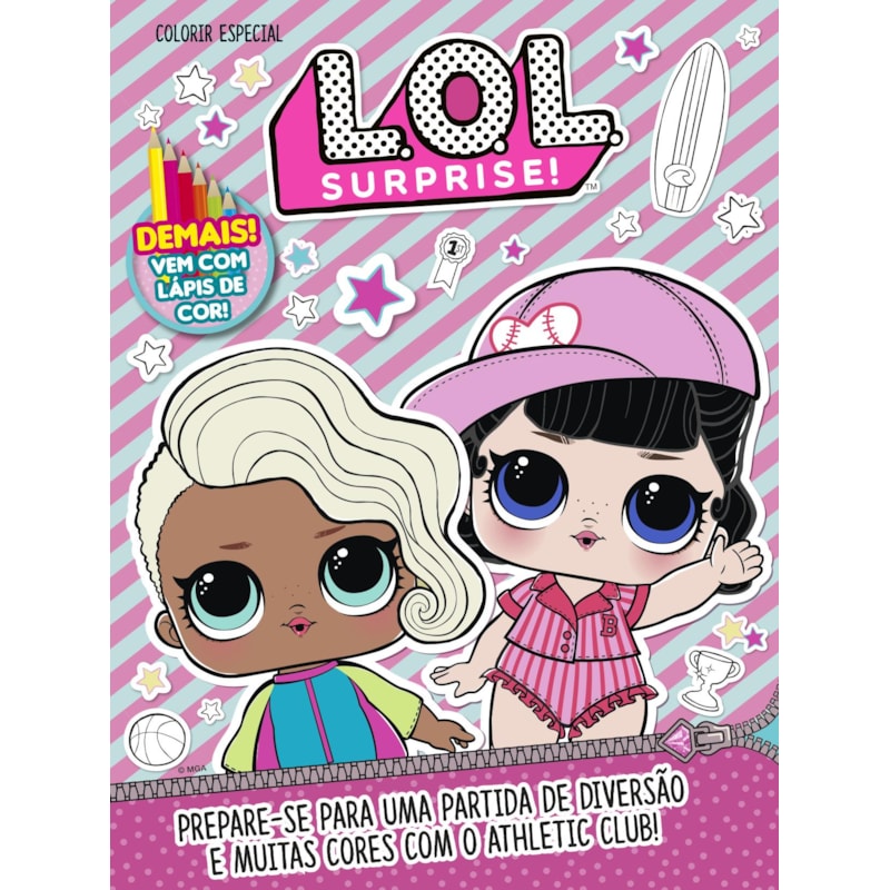 LOL SURPRISE - COLORIR ESPECIAL: PREPARE-SE PARA UMA PARTIDA DE DIVERSÃO E MUITAS CORES COM O ATHETIC CLUB!