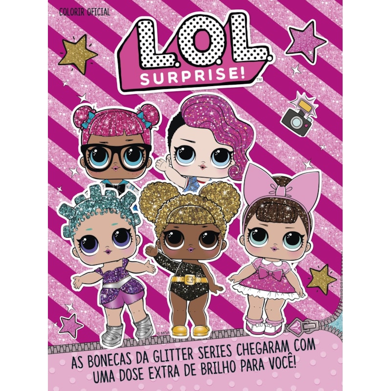 LOL SURPRISE - COLORIR OFICIAL: AS BONECAS DE GLITTER SERIES CHEGARAM COM DOSE ESTRA DE BRILHO PARA VOCÊ!