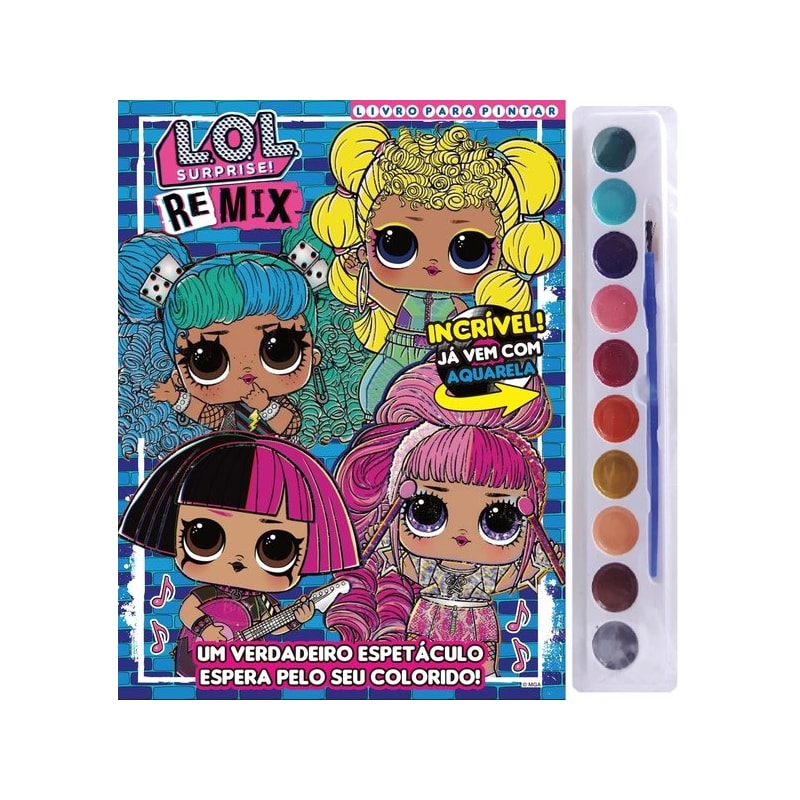 LOL SURPRISE LIVRO PARA PINTAR