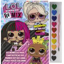 LOL SURPRISE! LIVRO PARA PINTAR COM AQUARELA