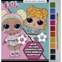 LOL SURPRISE! LIVRO PARA PINTAR COM AQUARELA