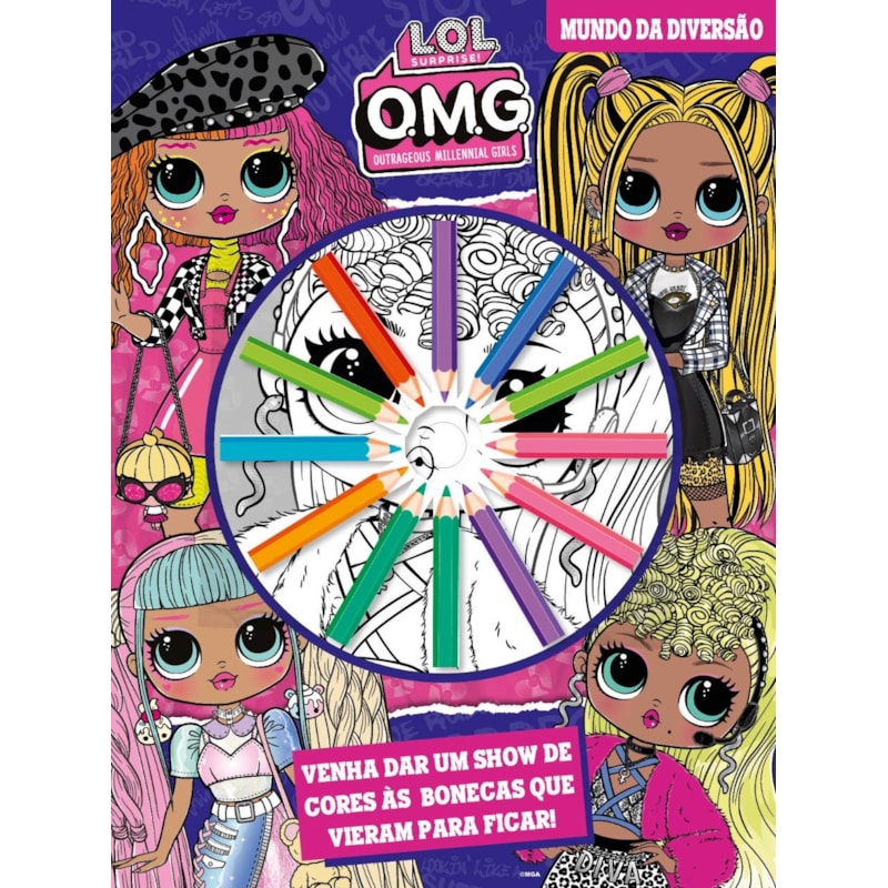 LOL SURPRISE - OMG MUNDO DA DIVERSÃO: VENHA DAR UM SHOW DE CORES ÁS BONECAS QUE VIERAM PARA FICAR!