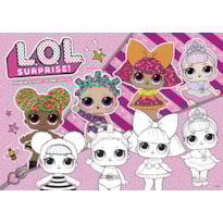 LOL SURPRISE PRANCHETA PARA COLORIR ESPECIAL