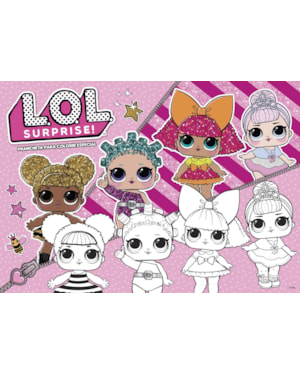 LOL SURPRISE PRANCHETA PARA COLORIR ESPECIAL