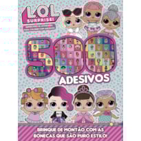 LOL SURPRISE - SUPERLIVRO DE ATIVIDADES PARA COLORIR COM ADESIVOS