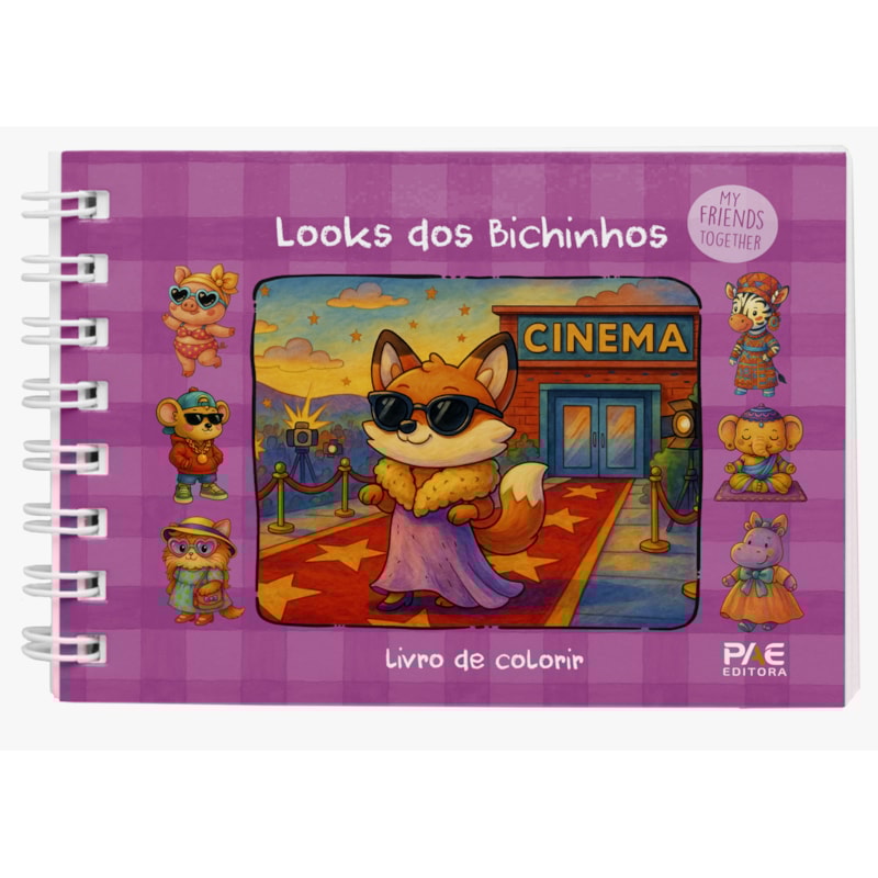 Looks dos Bichinhos - Livro de Colorir