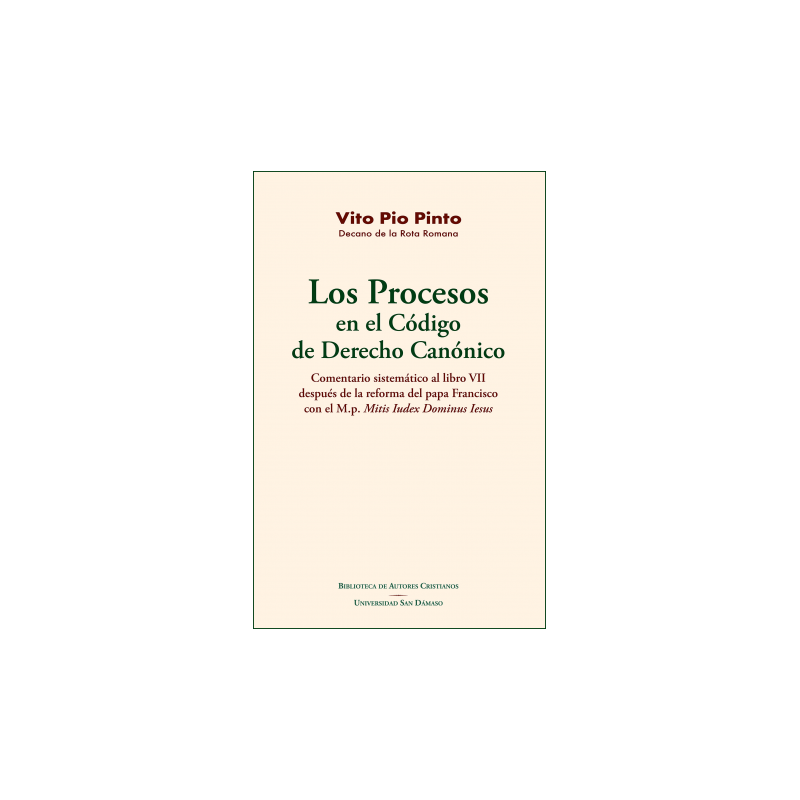 LOS PROCESOS EN EL CÓDIGO DE DERECHO CANÓNICO
