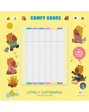 LOVELY CAPYBARAS - PARA COLORIR