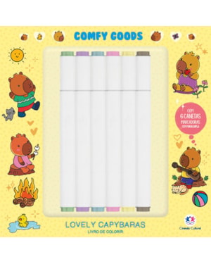 LOVELY CAPYBARAS - PARA COLORIR