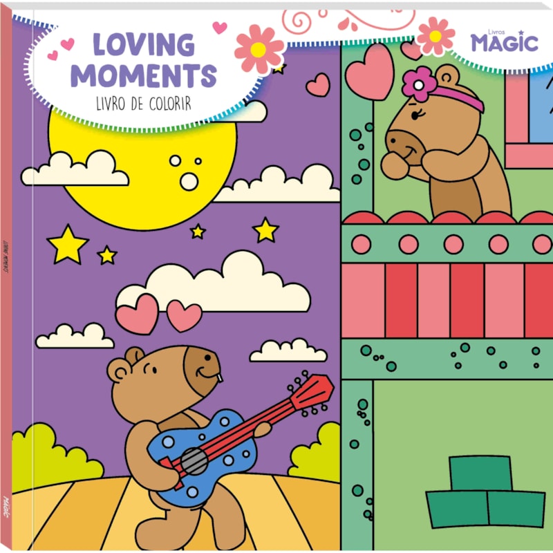 LOVING MOMENTS - LIVRO DE COLORIR