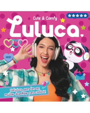 LULUCA CUTE & COMFY - LIVRO DE COLORIR PARA CRIANÇAS
