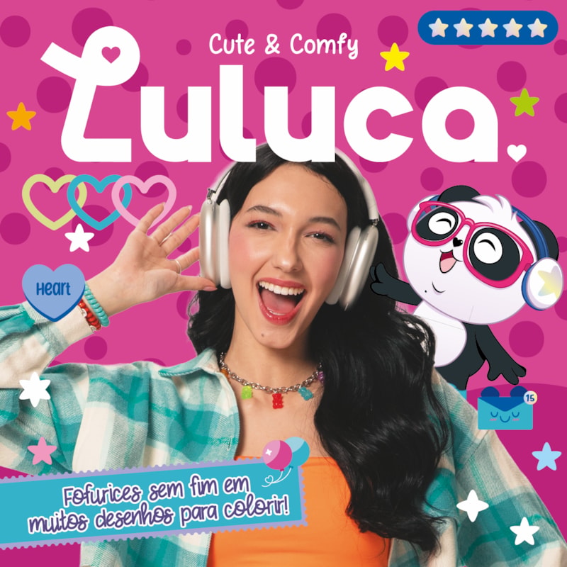 LULUCA CUTE & COMFY - LIVRO DE COLORIR PARA CRIANÇAS