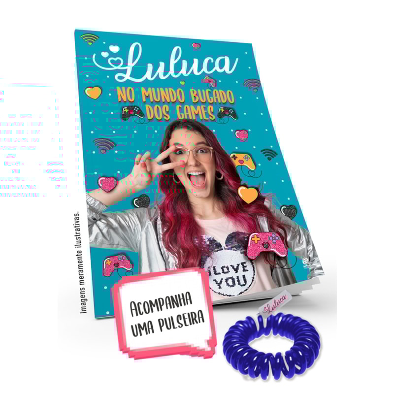 LULUCA - NO MUNDO BUGADO DOS GAMES + PULSEIRA