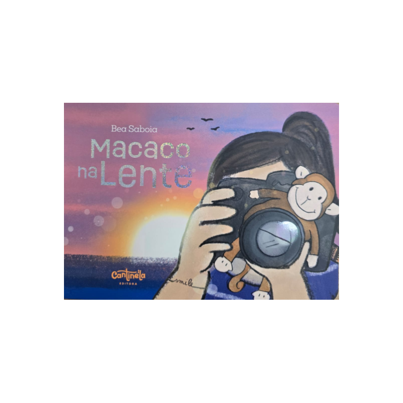 Macaco na lente