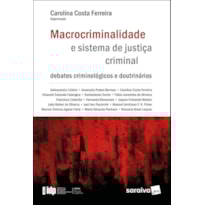 MACROCRIMINALIDADE E SISTEMA DE JUSTIÇA CRIMINAL - 1ª EDIÇÃO 2021: DEBATES CRIMINOLÓGICOS E DOUTRINÁRIOS