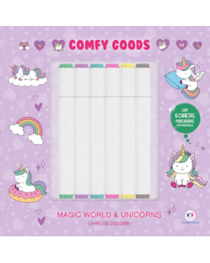 MAGIC WORLD AND UNICORNS - COM 6 CANETINHAS