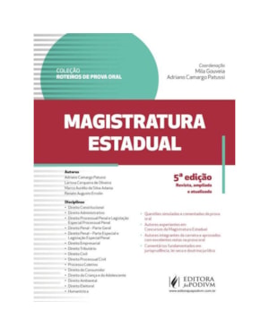 MAGISTRATURA ESTADUAL - ROTEIROS DE PROVA ORAL - 2023