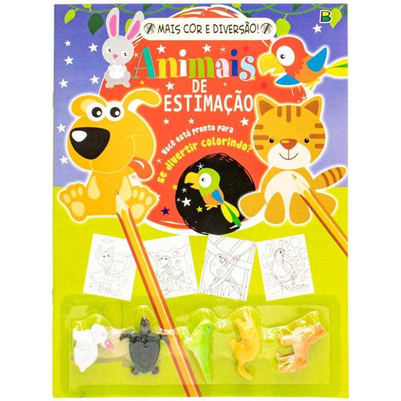 MAIS COR E DIVERSÃO! ANIMAIS DE ESTIMAÇÃO