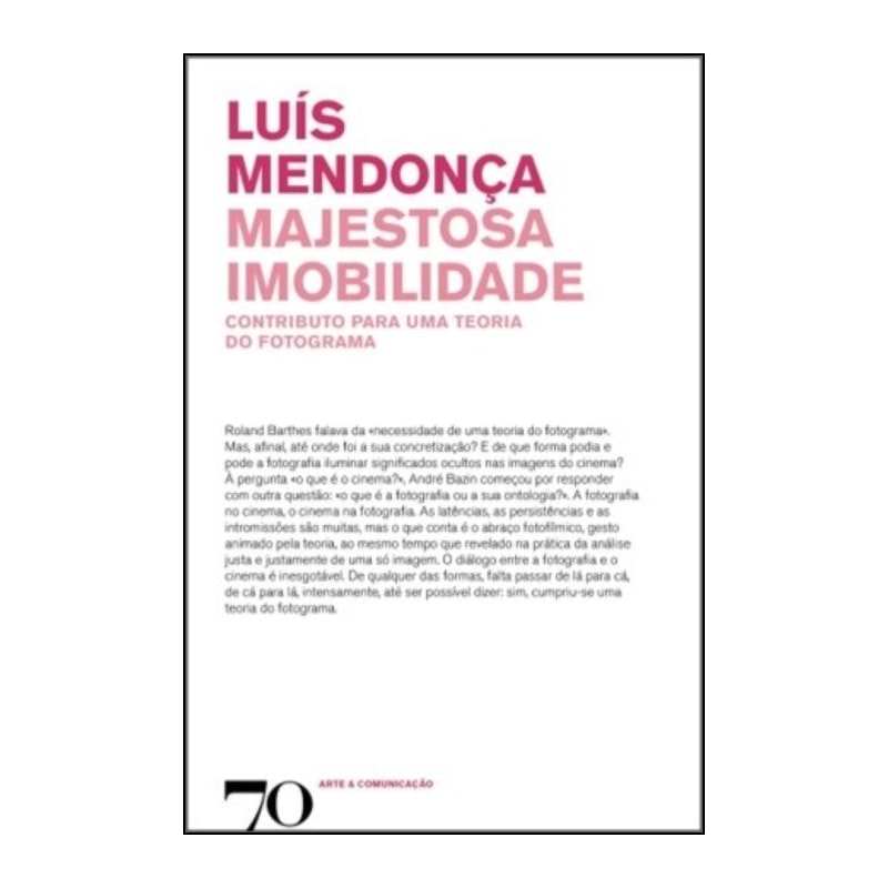 Majestosa imobilidade: contributo para uma teoria do fotograma