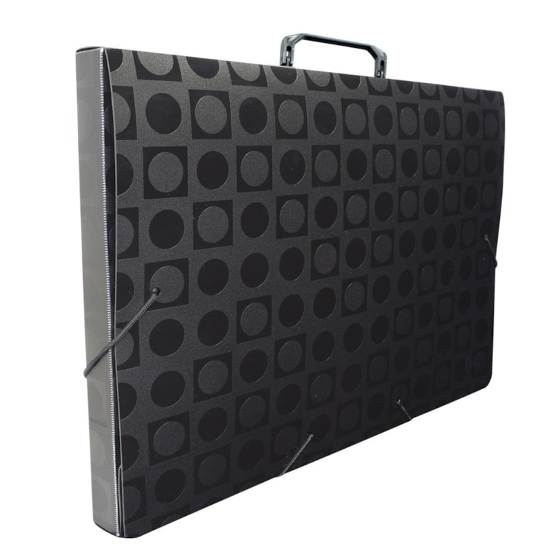 MALETA DAC PLASTICA A3 VISION PRETA