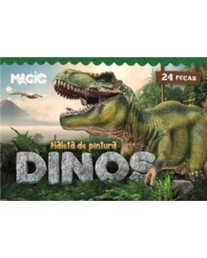 MALETA DE PINTURA 24 PÇS DINOSSAURO