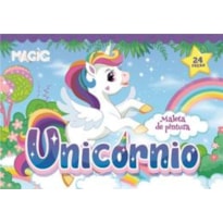 MALETA DE PINTURA 24 PÇS  UNICÓRNIO