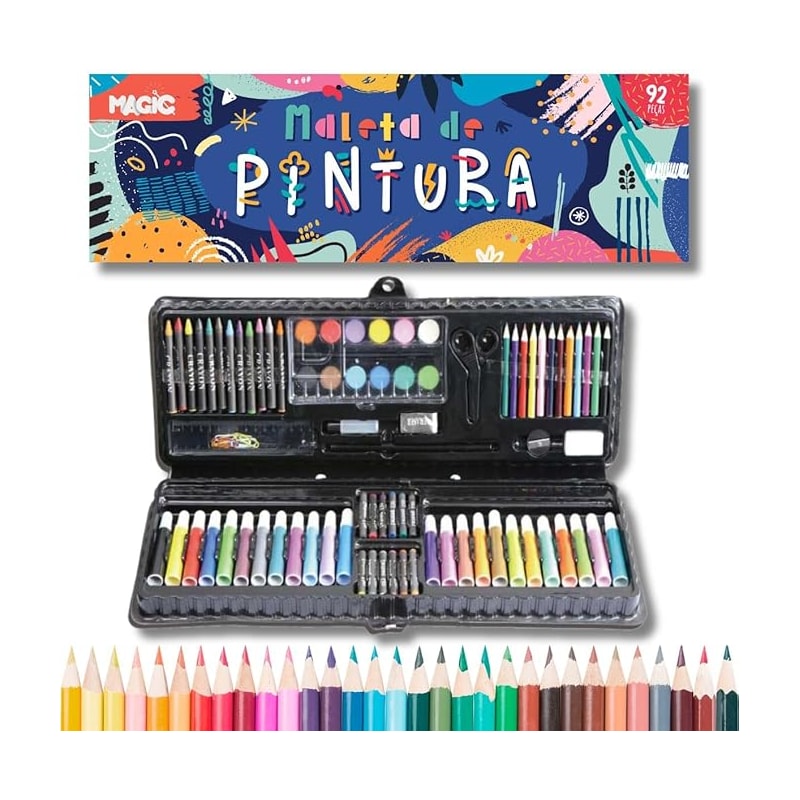 MALETA DE PINTURA 92PÇS ARTS