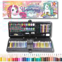 MALETA DE PINTURA 92PÇS UNICORNIO