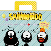 MALETA SMILINGUIDO 1 - 4 GIBIS E 6 LIVROS PARA COLORIR