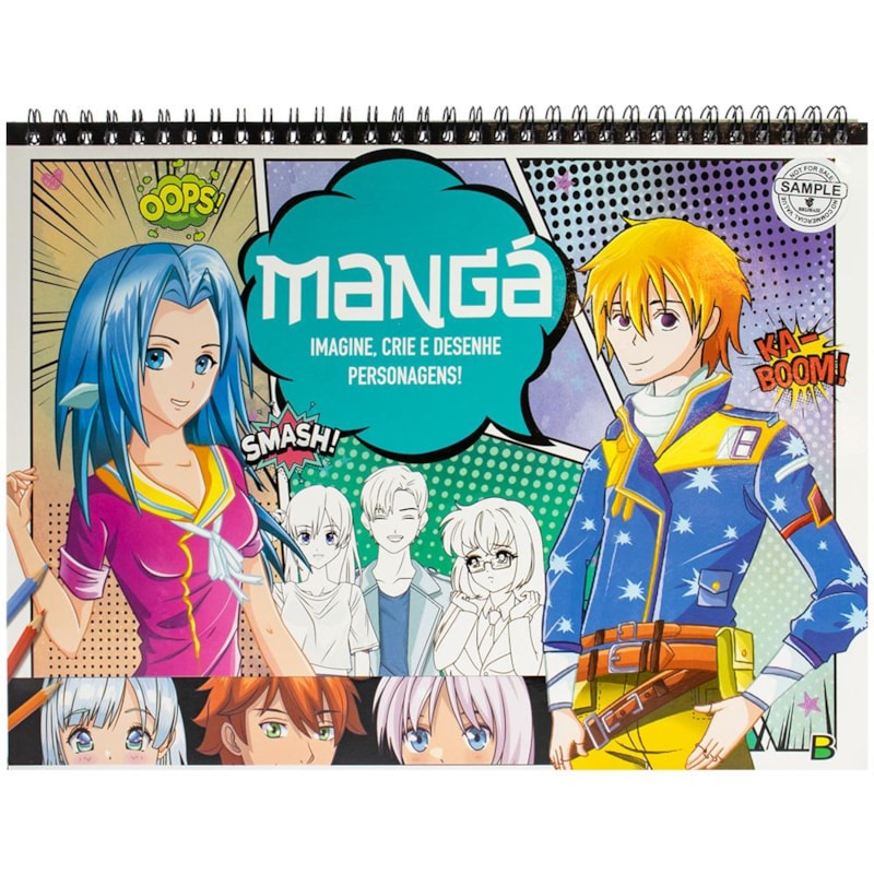 MANGÁ - IMAGINE E CRIE: AZUL