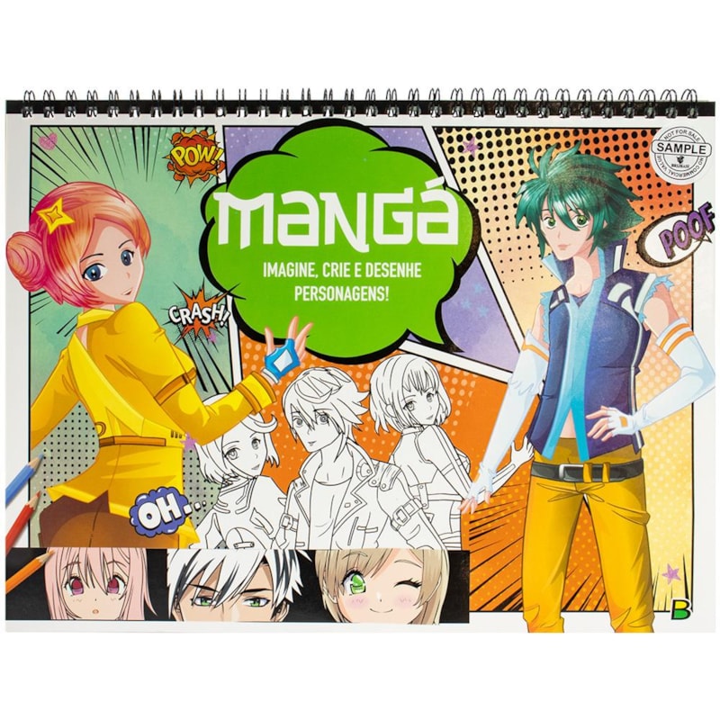 MANGÁ - IMAGINE E CRIE: VERDE