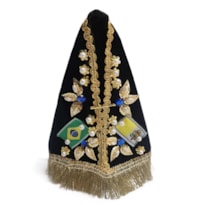 MANTO APARECIDA 15CM SOFISTICADO (PEDRAS VARIADAS)