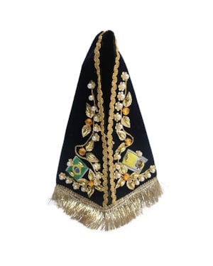 MANTO APARECIDA 20CM SOFISTICADO (PEDRAS VARIADAS)