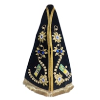 MANTO APARECIDA 40CM SOFISTICADO (PEDRAS VARIADAS)