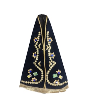 MANTO APARECIDA 60CM SOFISTICADO (PEDRAS VARIADAS)